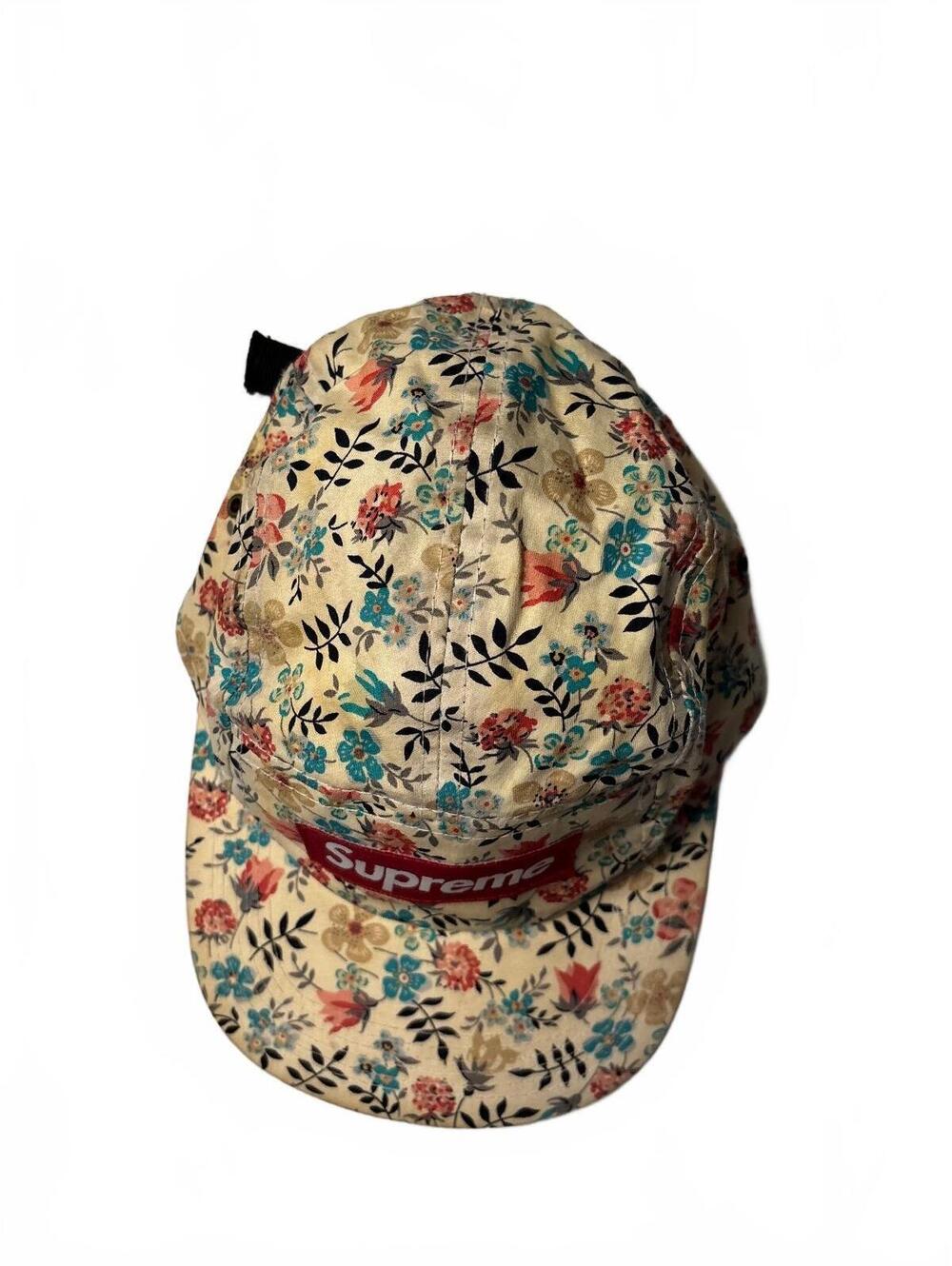 Supreme Floral Pattern Adjustable Cap - Picture 4 of 8